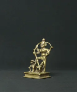 mahishasura mardini bronze sculpture II side view 1