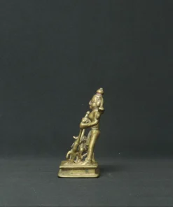 mahishasura mardini bronze sculpture II side view 2