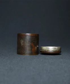 bottle bronze collectible front view 2