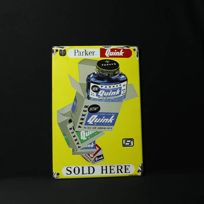 parker advertising signboard front view