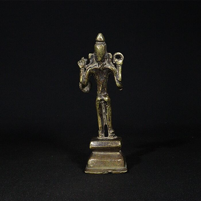 kali bronze sculpture back view