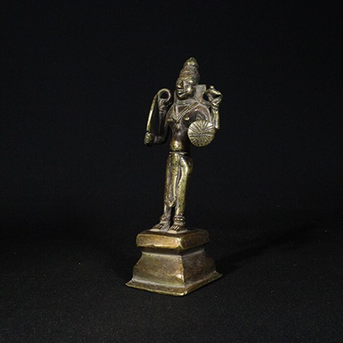 kali bronze sculpture half side view 2